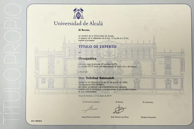 Certificat Dr. Balazadeh Behshad Andrei 46